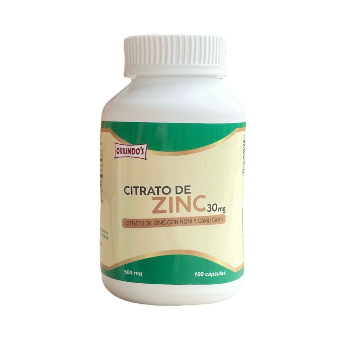 Citrato de Zinc 100 Cápsulas