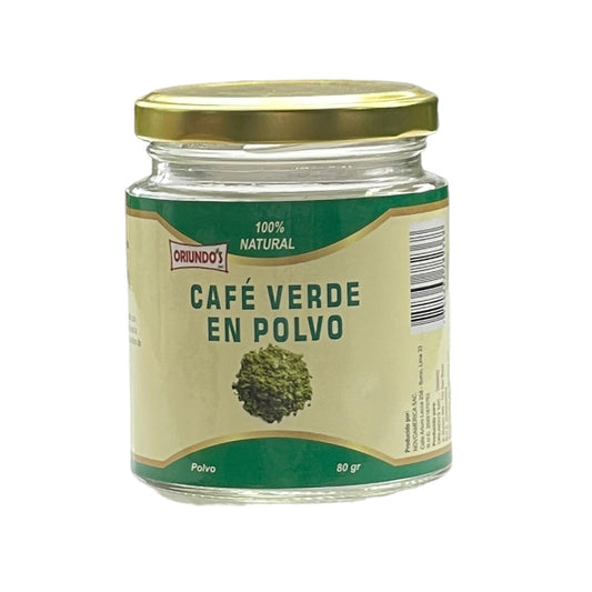 Café Verde en Polvo 80gr