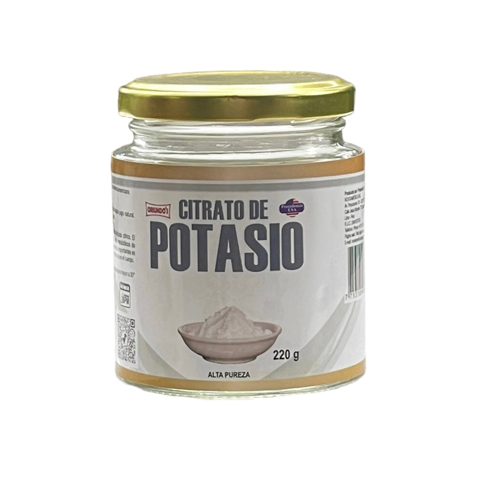 Citrato de Potasio en Polvo 220gr