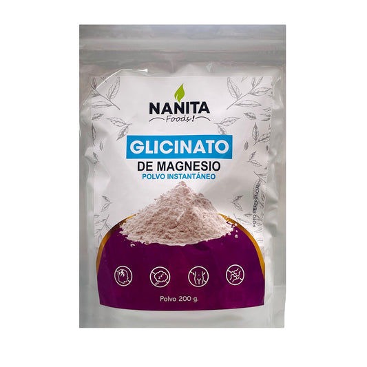 Glicinato de Magnesio en Polvo 200gr