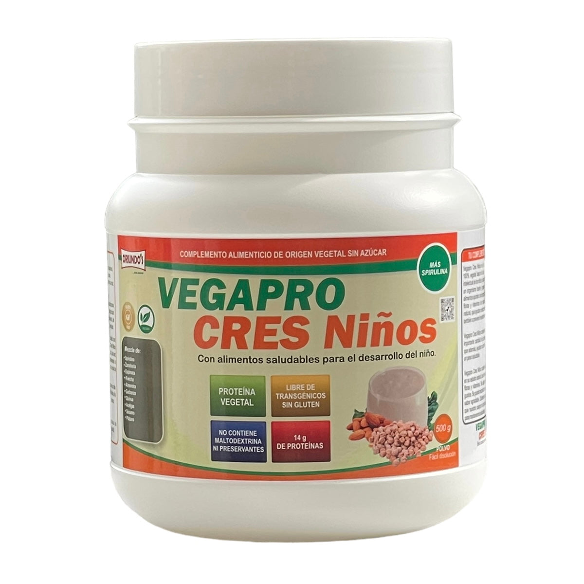 Vegapro Cres Niños en Polvo 500gr