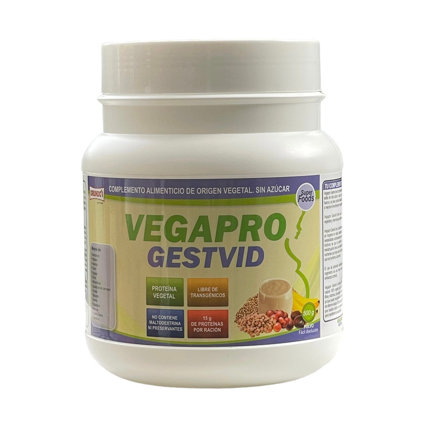 Vegapro Gestvid en Polvo 500gr